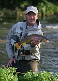 Netting a fish